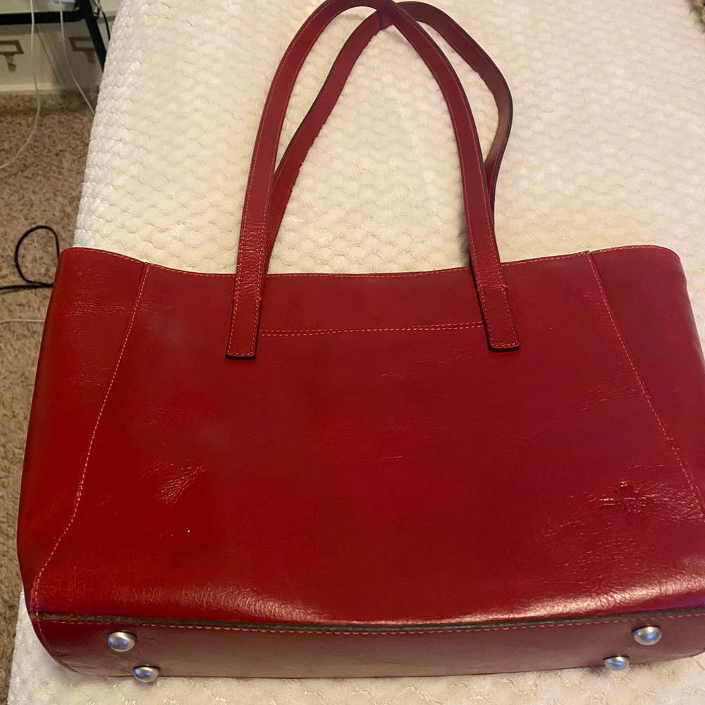 Patricia Nash burgundy tote